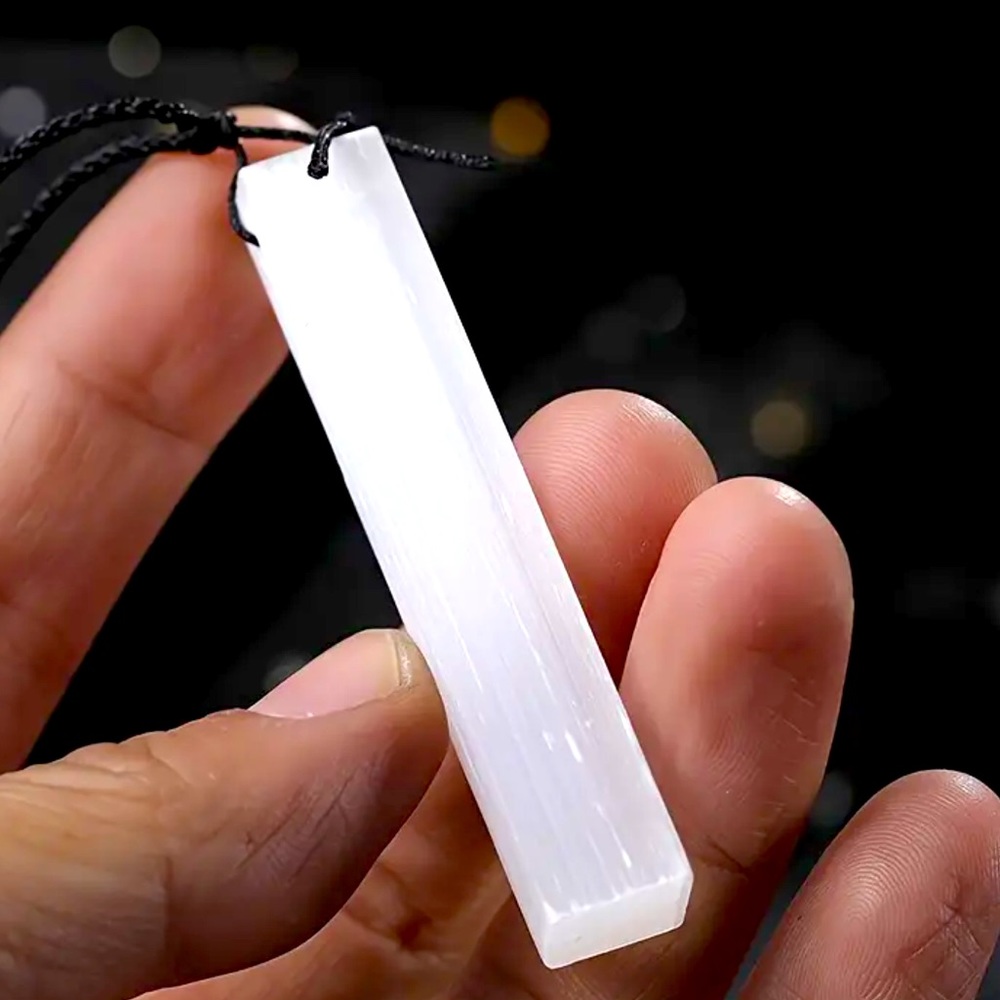 Simple Selenite necklace